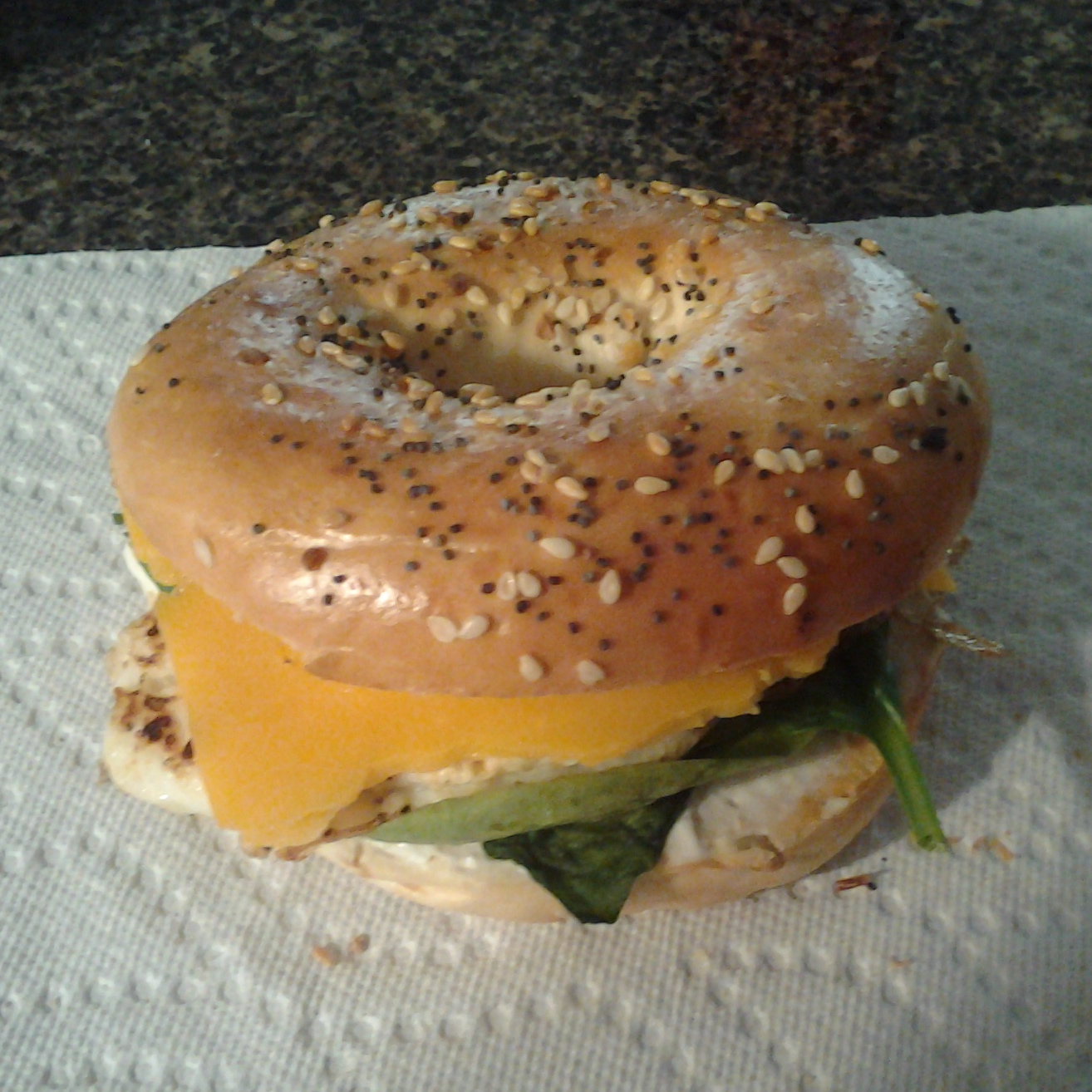 Breakfast Bagel Sandwich